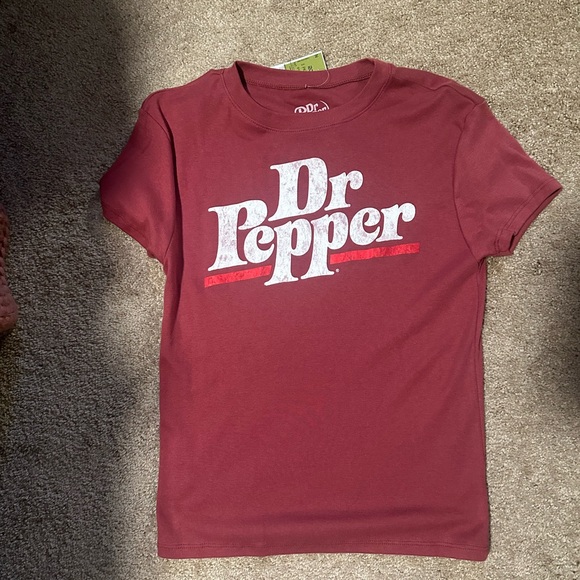 Dr Pepper Women's Short Sleeve Tee - Red - Picture 1 of 2